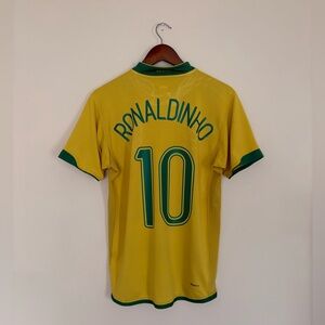 Brazil NT Ronaldinho Home Jersey By Nike 2006 World Cup